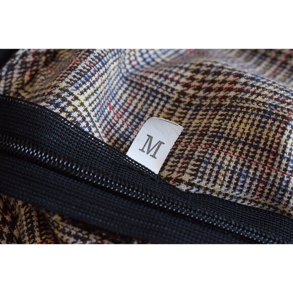 Vintage Black and Plaid Circular Dress size‎ M - Picture 10 of 10